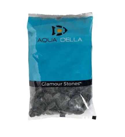 Aqua D'Ella Aquarium Gravel Pebbles BLACK/2KG