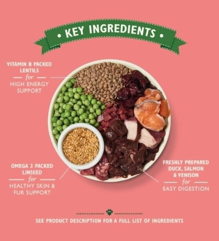 Lily's Kitchen Venison & Duck Grain Free Adult Dry Dog Food - 2.5KG