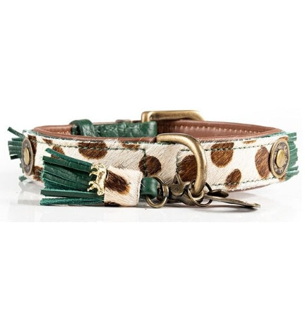 DWAM Ivy Dog Collar - ANIMAL PRINT/S(27-33X2.5CM)