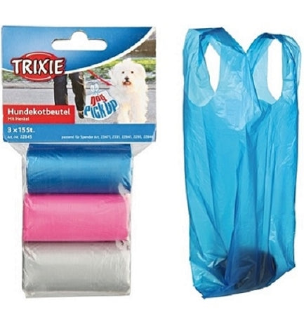 Trixie Dog Dirt Bags with Handles - 3X15PCS