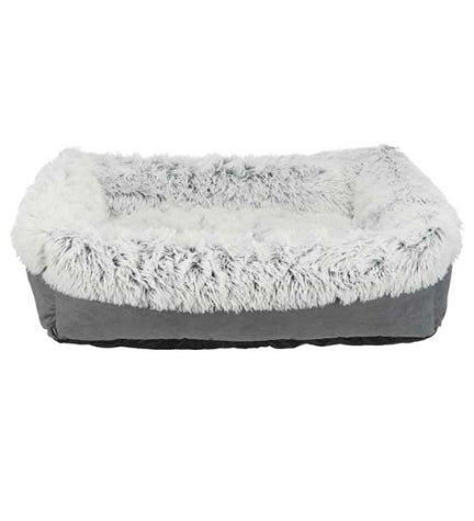 Trixie Harvey Square Dog Bed - BLACK/80X65CM