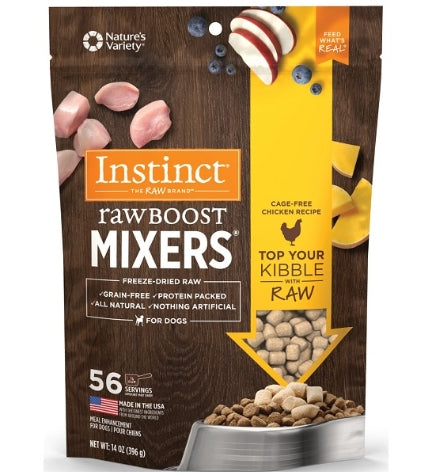 Instinct Raw Boost Mixers Chicken Freeze Dried Dog Food Topper 6oz