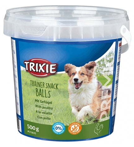 Trixie Premio Trainer Snack Poultry Balls Dog Treats - 500G