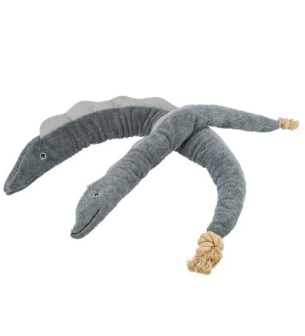 Trixie BE NORDIC Eel Karl Dog Toy - GREY/94CM