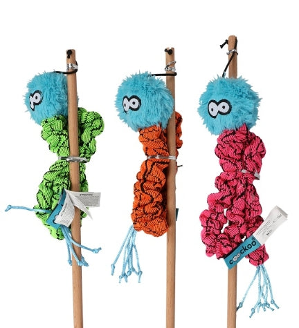 ebi Coockoo Mac Cat Rod - GREEN/40X4X4CM