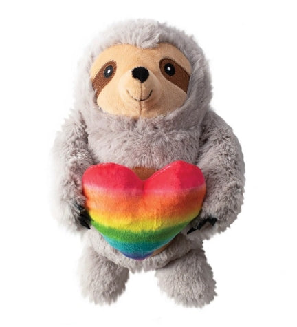 Petshop by Fringe Studio Follow Your Rainbow Plush Dog Toy GREY 22X13CM
