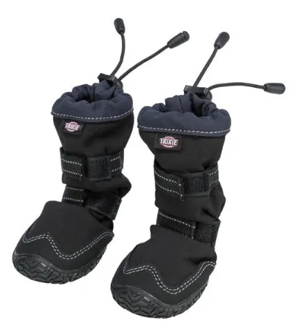 Trixie 2pcs Active Long Paw Protection Walker for Dogs - BLACK/S-M