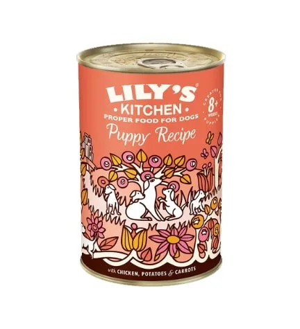 [102373-1] Lily's Kitchen Chicken Recipe Puppy Food - 400G