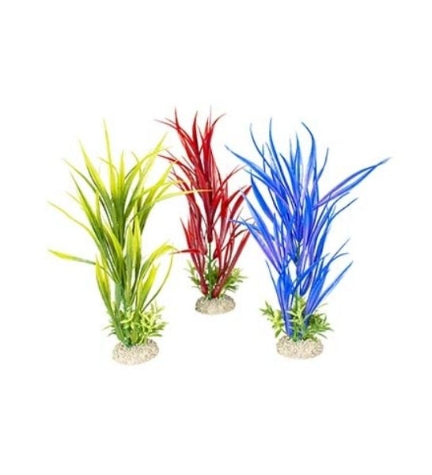Aqua D’Ella Medium Plant Amazon Sword Aquarium Décor - Red/30cm