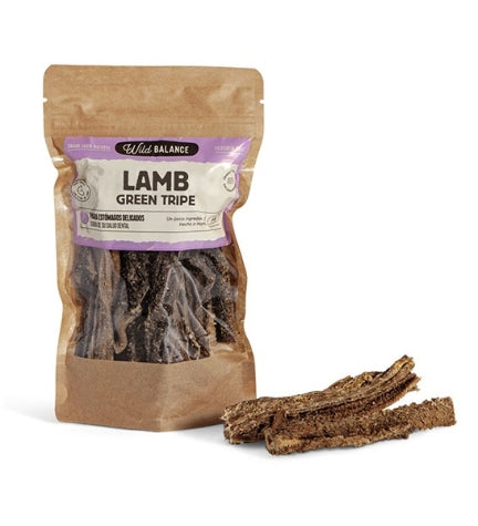 Wild Balance Natural Snack Lamb Green Tripe for Dogs - 80G