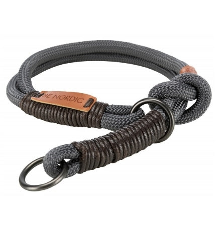 Trixie BE NORDIC Grey Choke Collar for Dogs L-XL