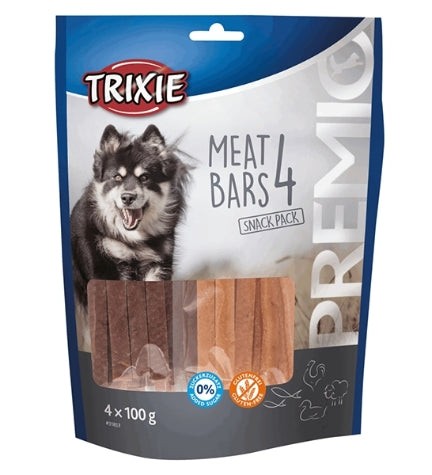 Trixie Premio 4 Meat Bars Dog Treats - 4X100G