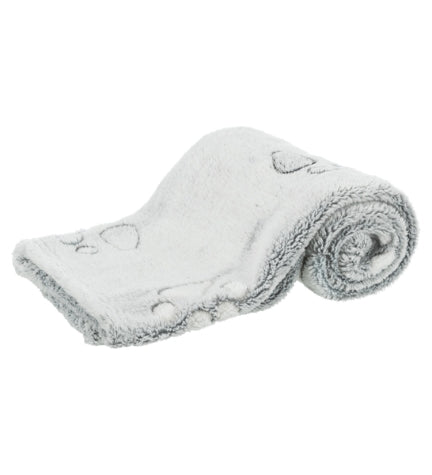 Trixie Nando Soft Fleece Blanket for Dogs - LIGHT GREY/75X50CM