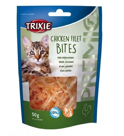 Trixie Premio Bites Chicken Fillets Cat Treats - 50G