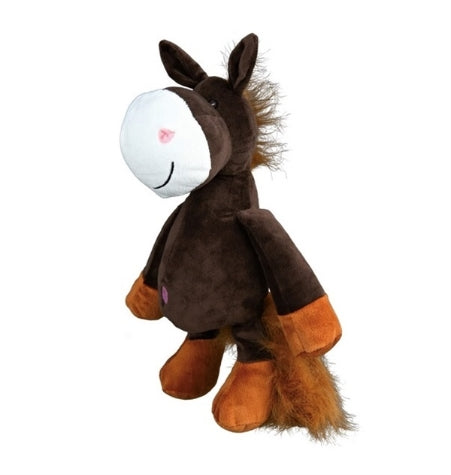 Trixie Plush Horse Teddy Dog Toy - BROWN/32CM