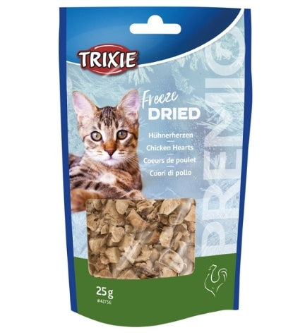 Trixie Premio Freeze Dried Chicken Hearts Cat Treats - 25G