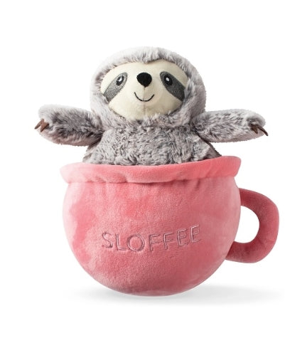 PetShop by Fringe Studio Sloffee-Plush Dog Toy - RED&GREY/10X9"