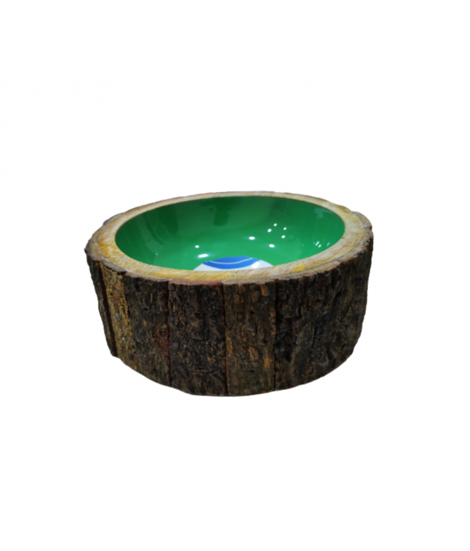 Pado Wooden Dish Straight With Wood Cover Medium