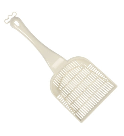 ebi Compact Cat Litter Scoop Zen Series - WHITE/26X10.5X4CM
