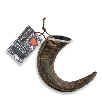 Green&Wilds Buffalo Horn Chew Treats for Dogs - MEDIUM