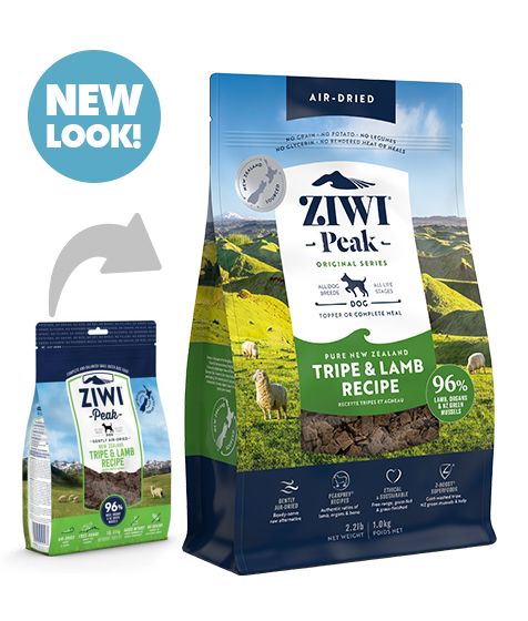 ZIWI Peak Air-Dried Tripe & Lamb Recipe Dry Dog Food-1KG