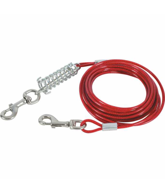 Pado Dog Tie Out Cable with Spring 5mm x 500cm