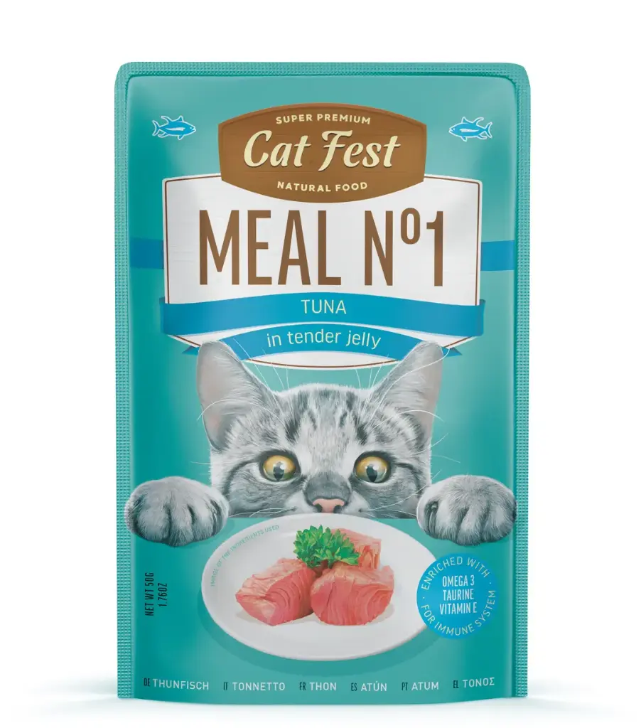 Cat Fest Meal No 1 Cat Food in Jelly-Tuna 50gm