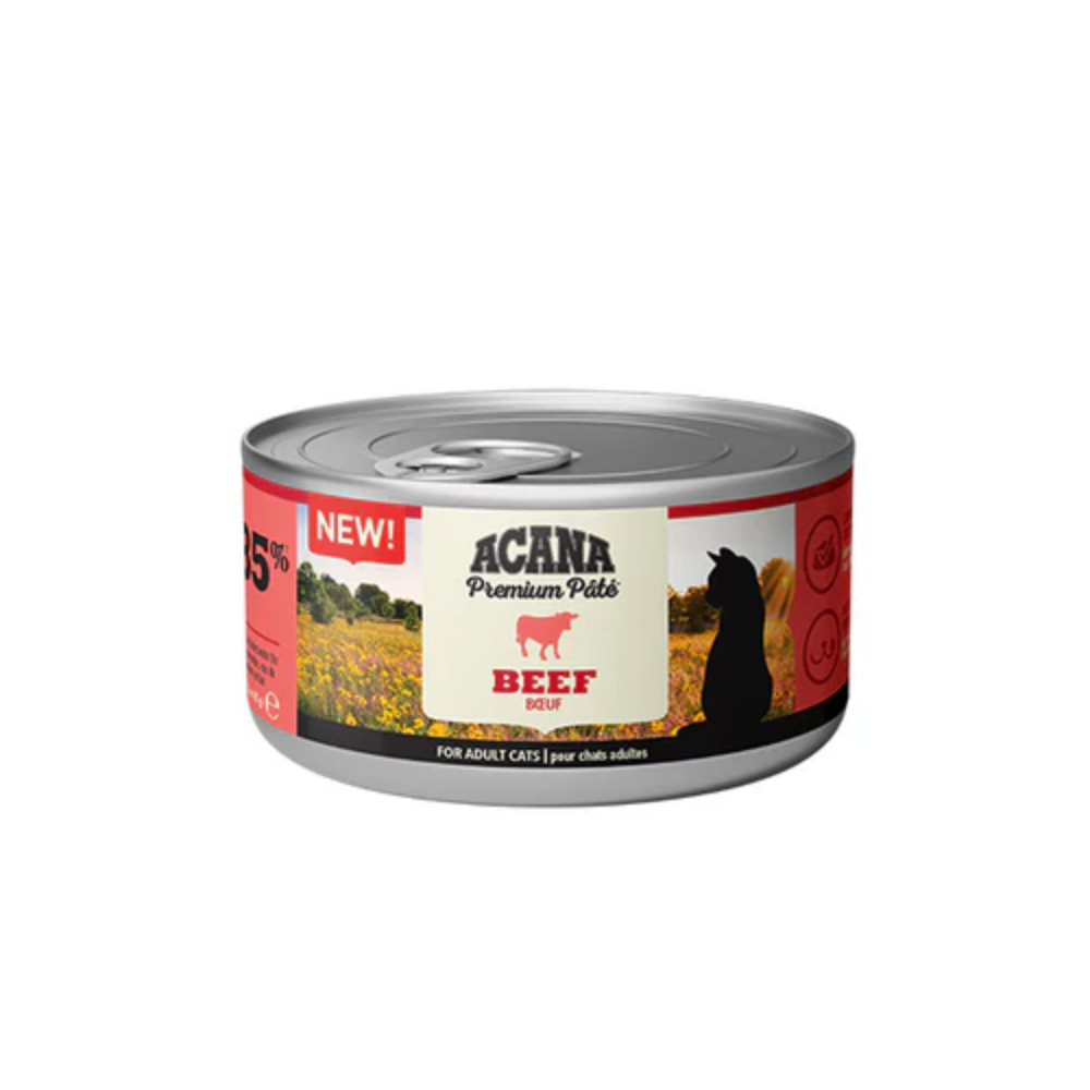 Acana Premium Beef Pate Cat Wet Food 85gm