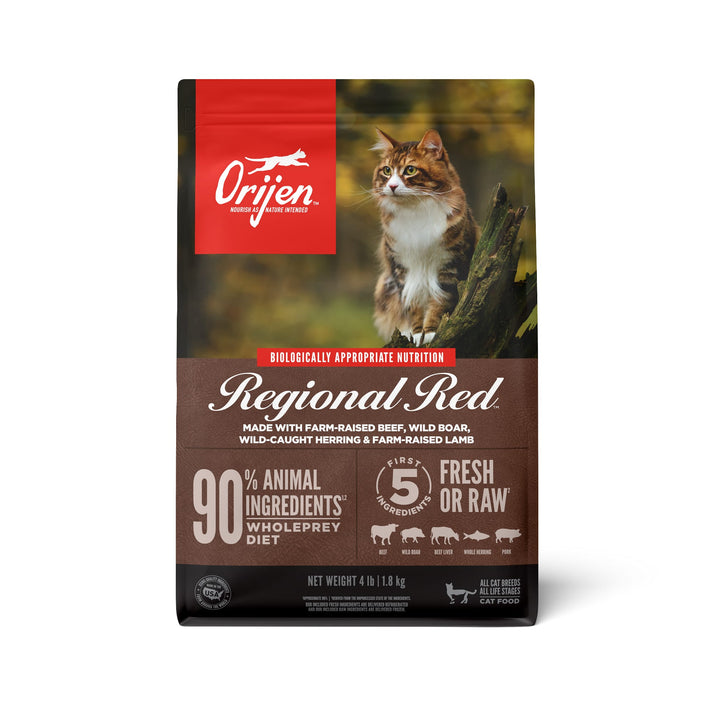 Orijen Regional Red Dry Cat Food - 1.8KG