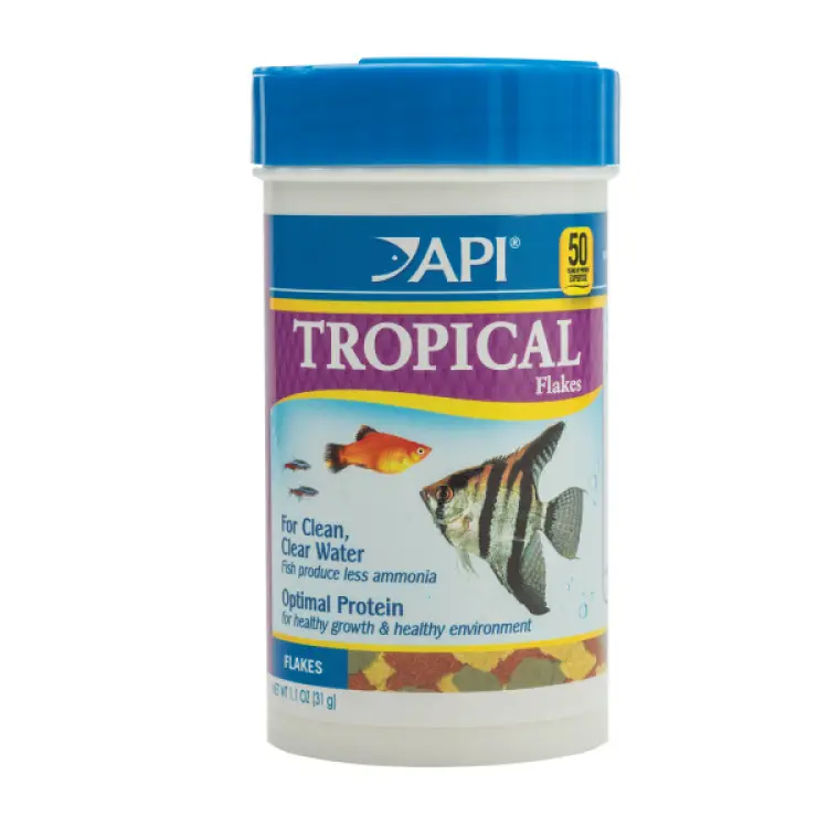 API Flakes Tropical Fish Food 1.1oz (31 g)