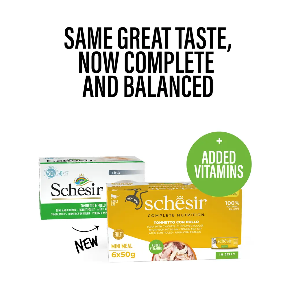Schesir Cat Multipack Can Tuna with Chicken 6x50gm