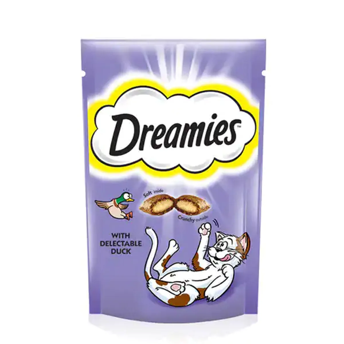 [103713-1] Dreamies Duck Cat Treats 60G