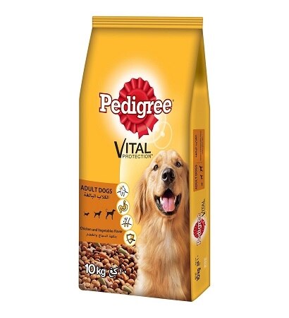 Pedigree Chicken & Vegetables Adult Dry Dog Food - 3KG