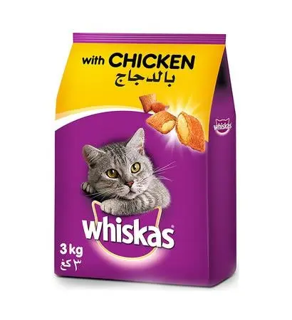 Whiskas Adult Chicken Dry Cat Food - 1.2KG
