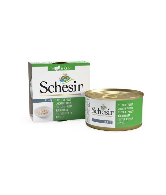 Schesir Cat Can Jelly Chicken Fillet 85gm