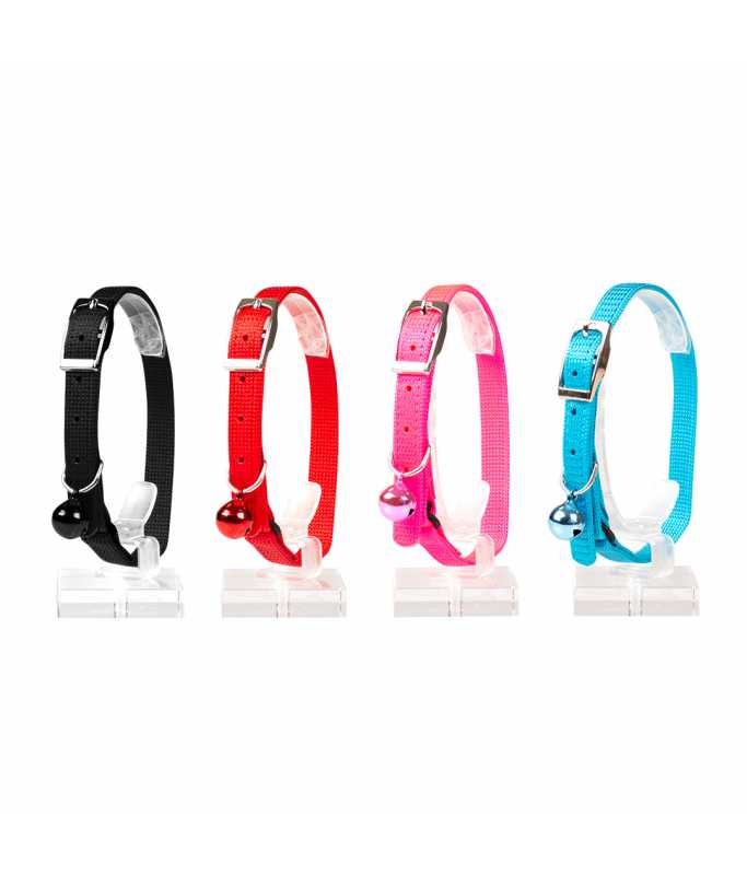 Duvo+ Cat Collar Uni 2 Nylon Mixed Colors 20-30cm / 10mm