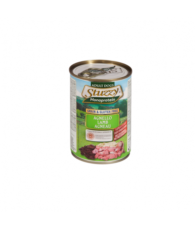 Stuzzy Fresh Lamb Dog Wet Food Can 400gm