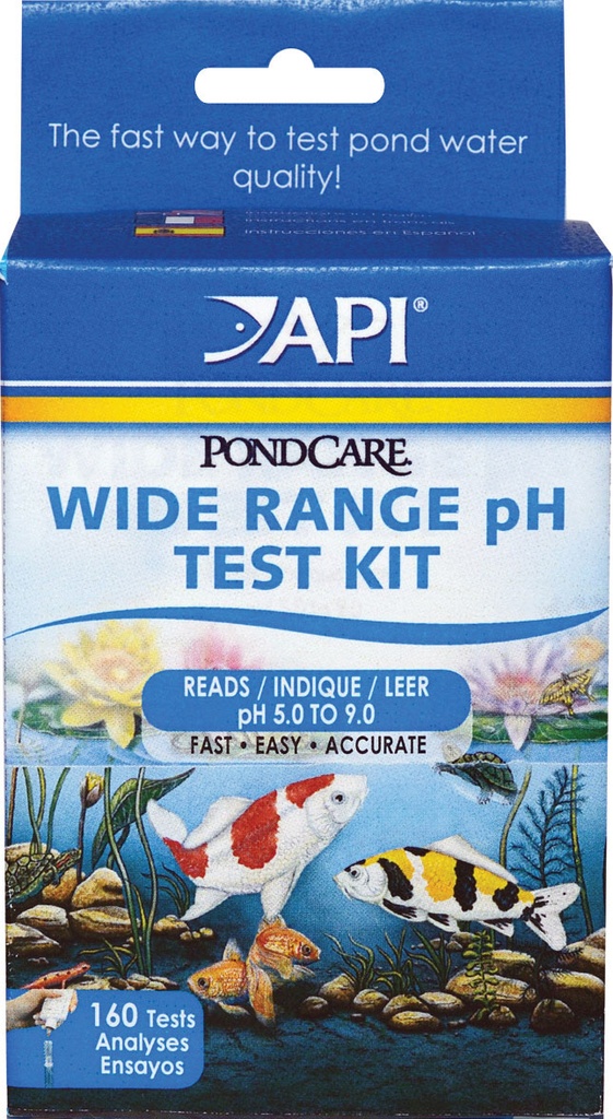 API Pond Liquid Wide Range PH Test Kit