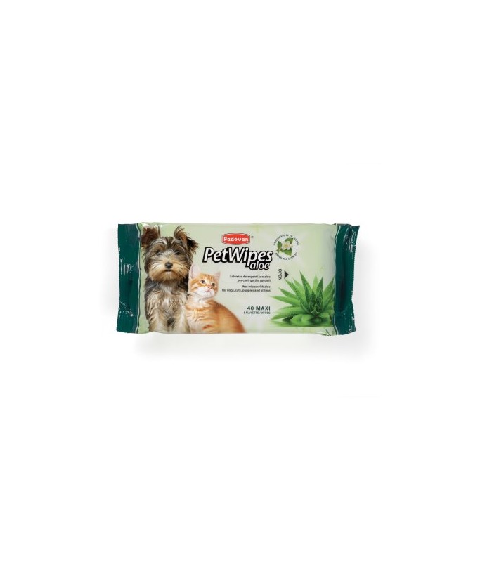 Padovan Pet Wipes Aloe 40pcs
