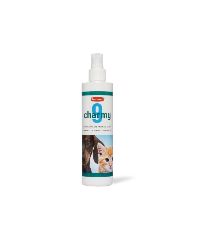 Padovan Charmy 9 Cleaning Lotion for Cats & Dogs Waterless 250ml