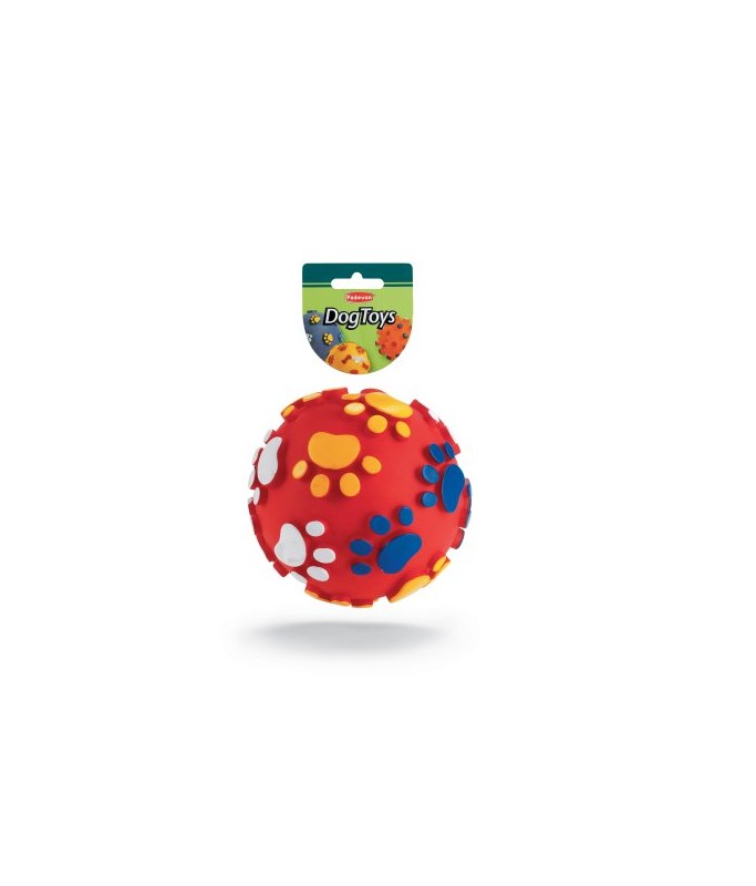 Padovan Dog Ball with Paws Dia.12cm