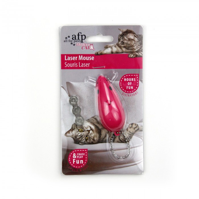 afp-All for Paws Laser Mouse Pink  LWH 8x8x5cm