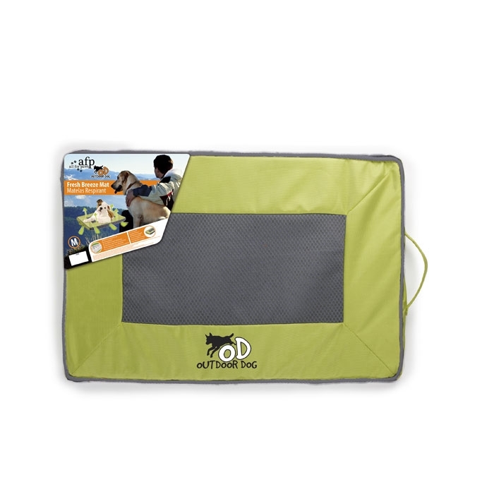 afp-All for Paws Quick Dry Outdoor Dog Mat Green Medium