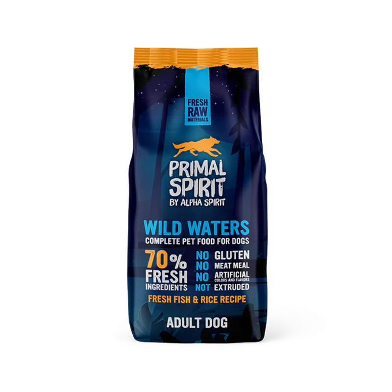 Alpha Spirit Primal 70% Wild Waters Dog Food 12 kg