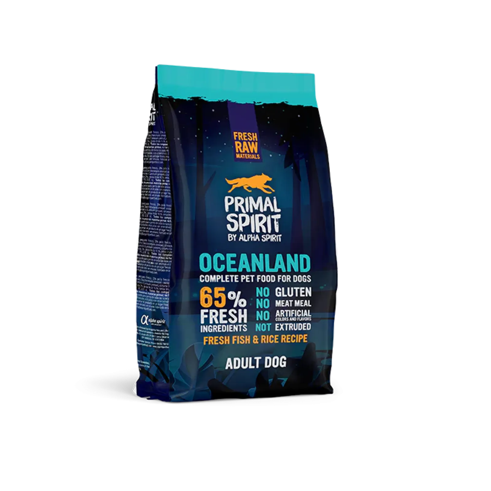 Alpha Spirit Primal 65% Oceanland Dog Food 1 kg