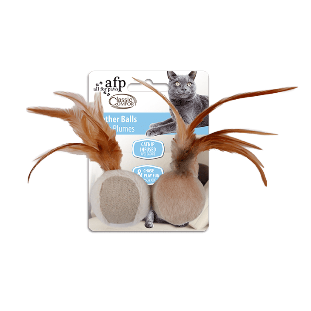 afp-All for Paws Classic Comfort Feather Ball