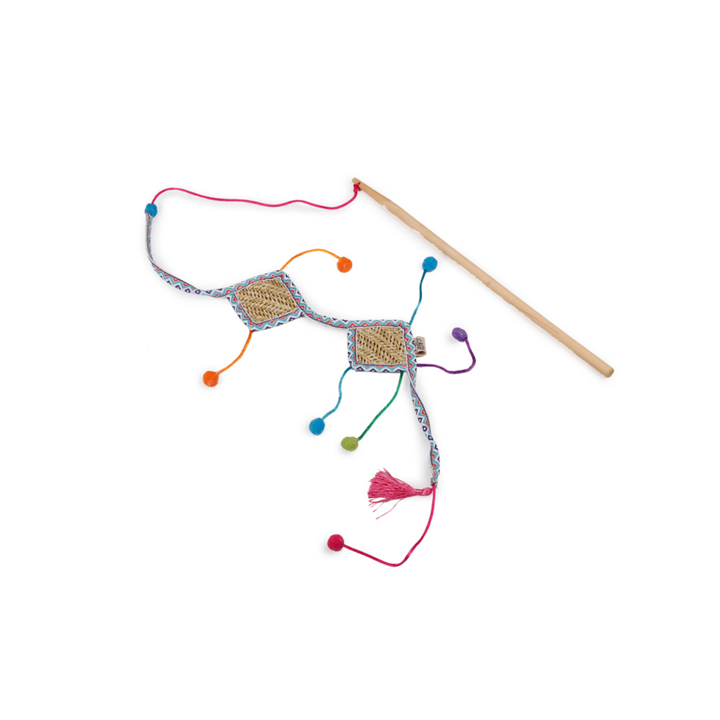 afp-All for Paws Whisker Fiesta Wand Kite