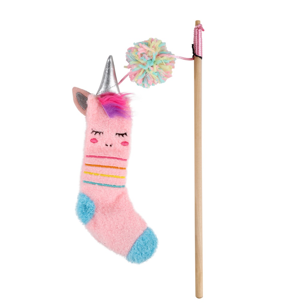 ALL FOR PAWS Sock Cuddler Wand Unicorn