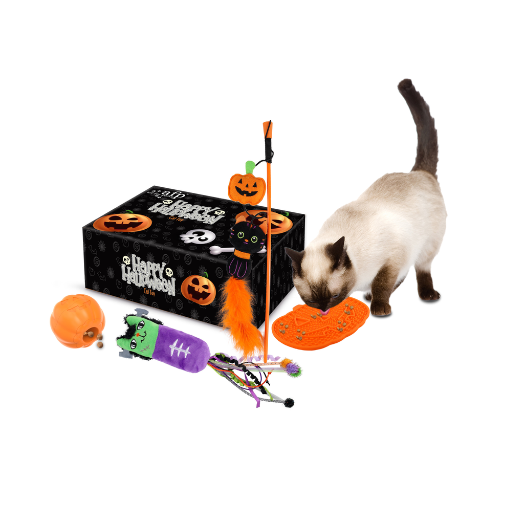 ALL FOR PAWS Halloween Cat Gift Set