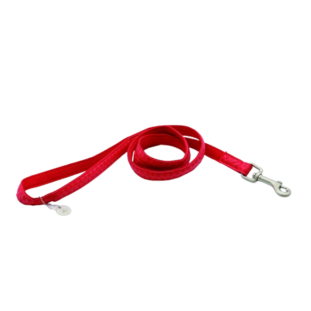 Bobby Mylord Leatherette Dog Leash 120 x 1.5 cm, Red